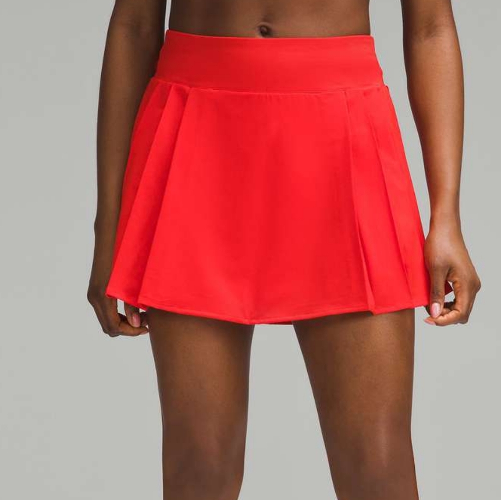 Lulu side pleat HR tennis skirt hot heat